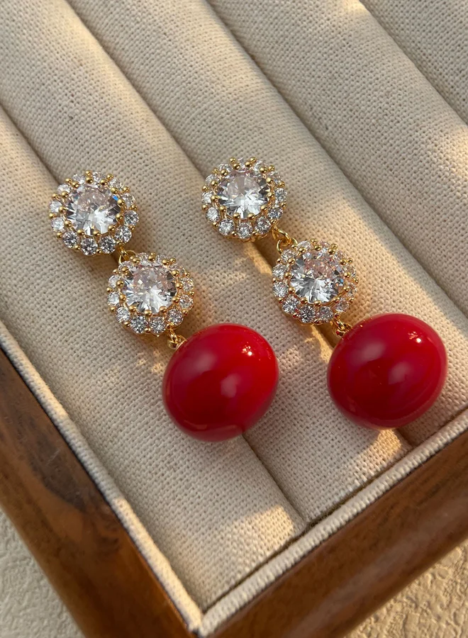 Take Two  Embellished Dangle Earrings for Women | Best Price UAE