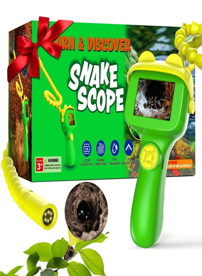Toylfort Kids Borescope Camera with Light - HD Snake Endoscope Toy for Nature Exploration, STEM Educational Outdoor Toys, Easter Basket Stuffers Spring Gifts for 5 6 7 8 Year Old Boys & Girls - Image 1