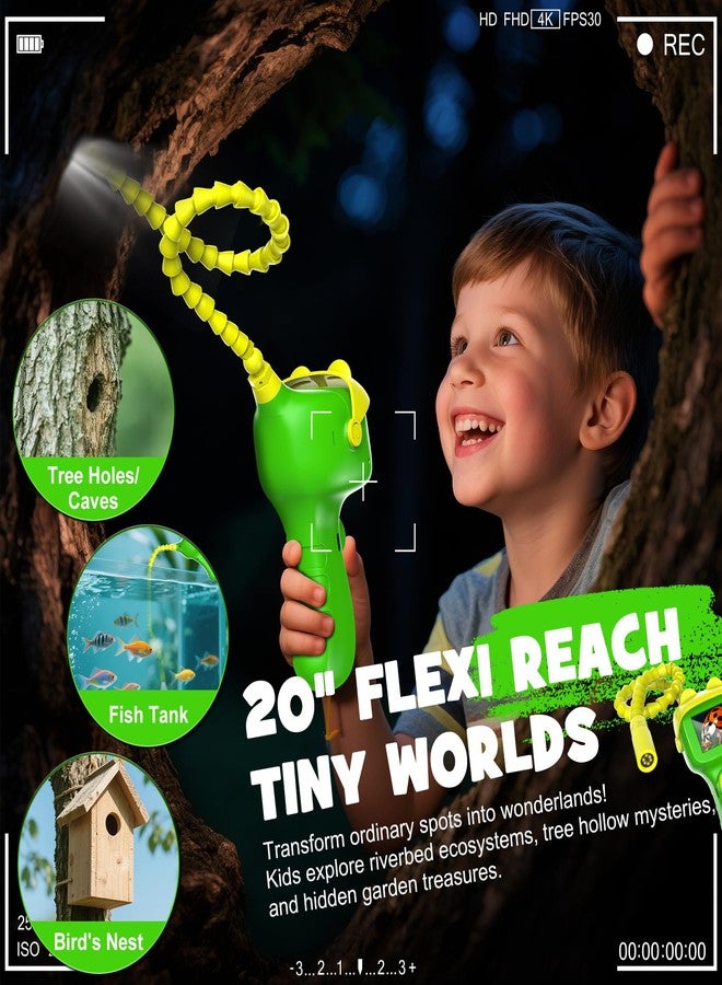 Toylfort Kids Borescope Camera with Light - HD Snake Endoscope Toy for Nature Exploration, STEM Educational Outdoor Toys, Easter Basket Stuffers Spring Gifts for 5 6 7 8 Year Old Boys & Girls - Image 3