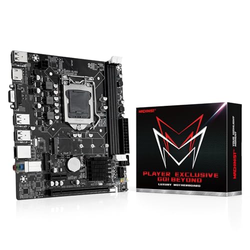 MACHINIST H61 LGA 1155 (Intel 2th/3th Gen) Gaming Motherboard, Flex-ATX Computer Motherboards Support PCIe 2.0, 100M LAN, DDR3, SATA M.2 for Intel i3,i5,i7/Xeon E3 V2/Pentium - Image 1