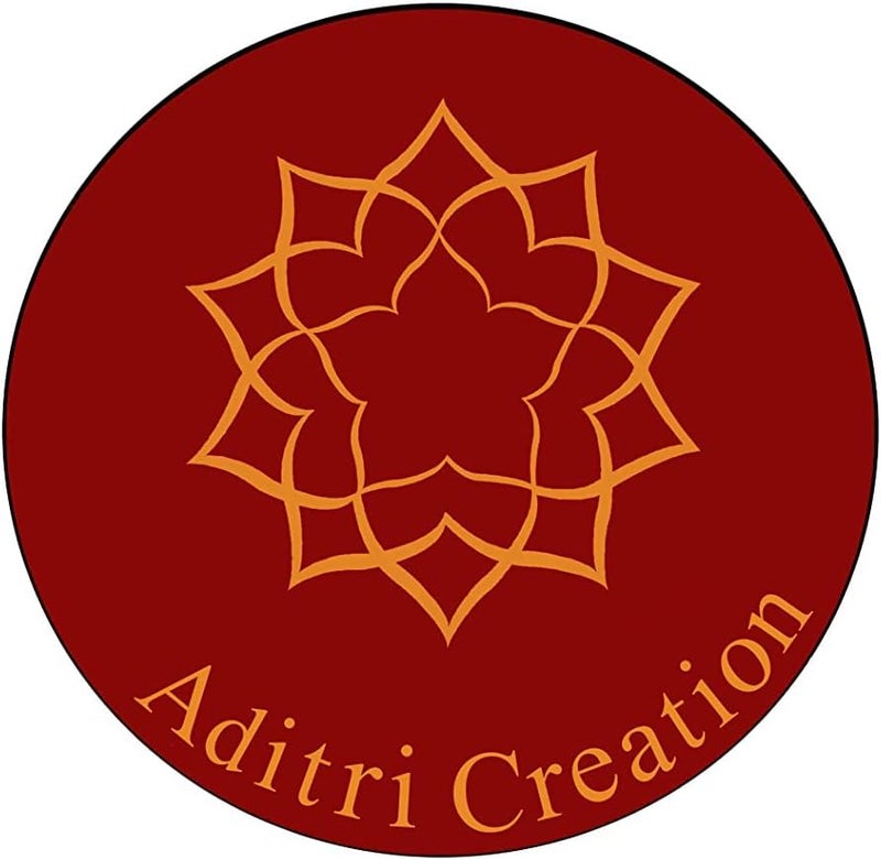 Aditri Creation Designer Floor Rangoli Reusable Small Acrylic Rangoli Gift for Home Interior Floor Indian Traditional Festival New Year Decorations Home Decor and Gift Return Gifts Ideas (Size:- 7")(Red) - Image 4