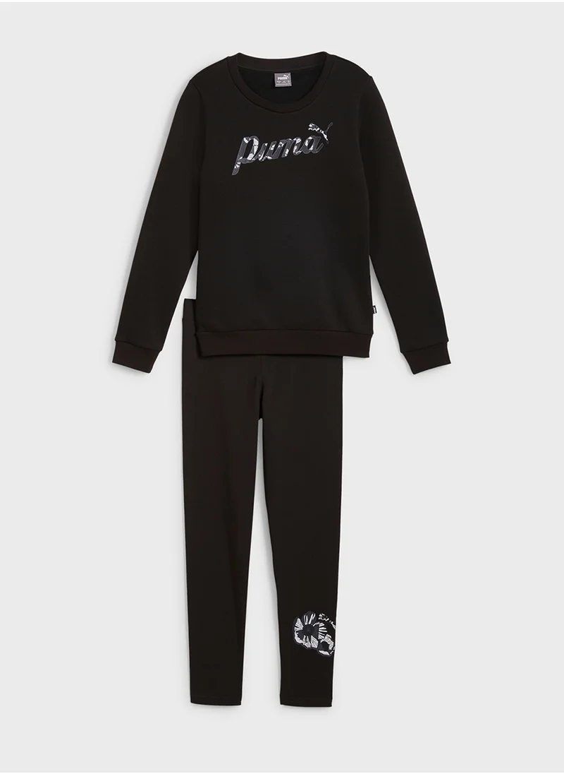 بوما Youth Class Tracksuit Set