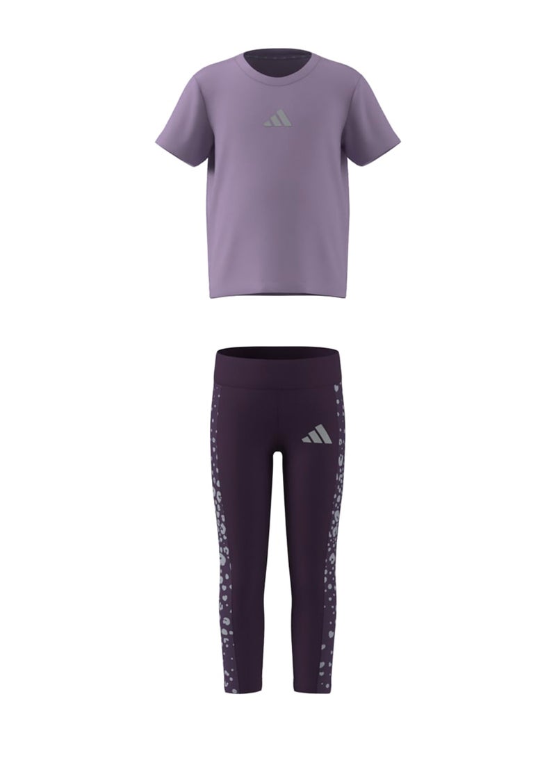 adidas طقم رياضي لامع للتدريب للأطفال - Image 1