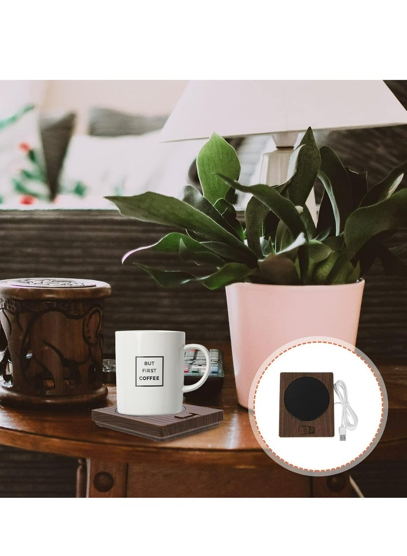 Thermostatic Coaster Butter Warmer Drinks Beverage Warmer Beverage Warmers Pad  Mug Warmer Pad Heating Coasters,Milk Warmer Pad,Bottle Warmer Pad,Office Heater