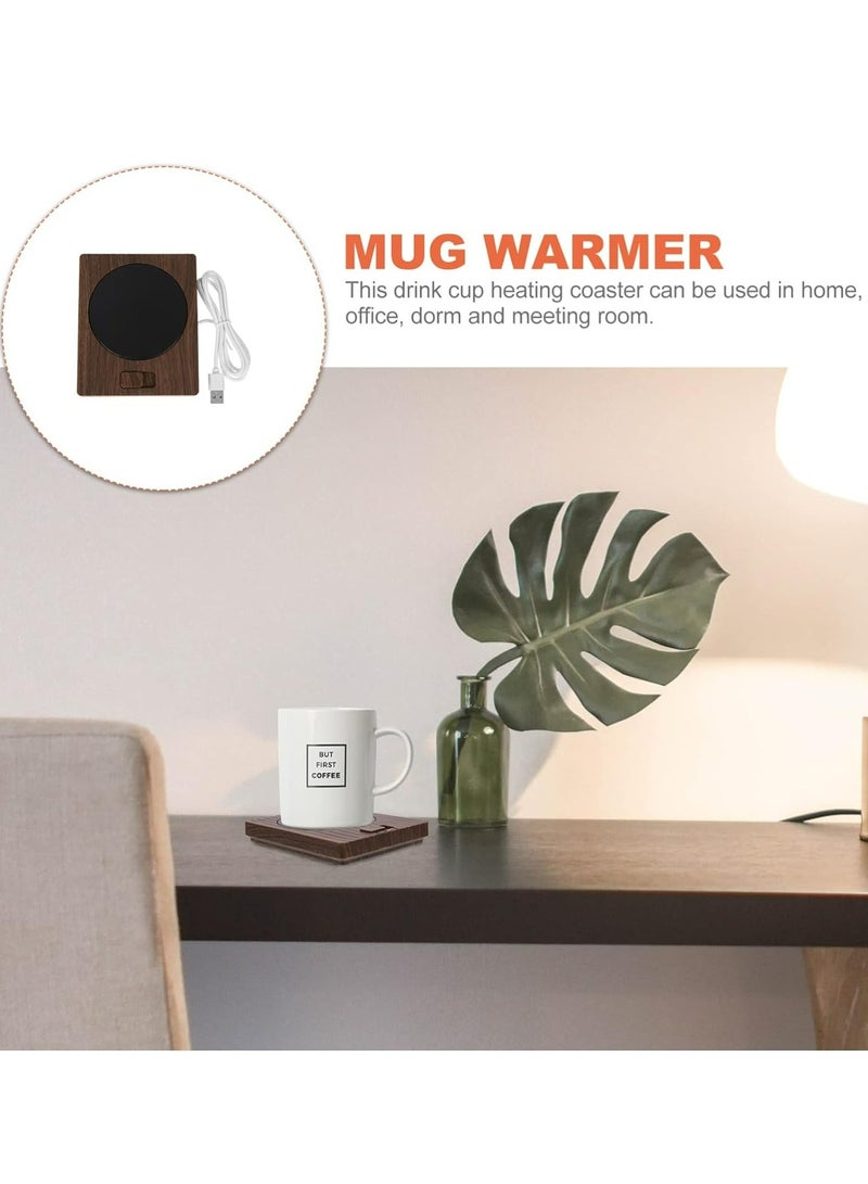 Thermostatic Coaster Butter Warmer Drinks Beverage Warmer Beverage Warmers Pad  Mug Warmer Pad Heating Coasters,Milk Warmer Pad,Bottle Warmer Pad,Office Heater
