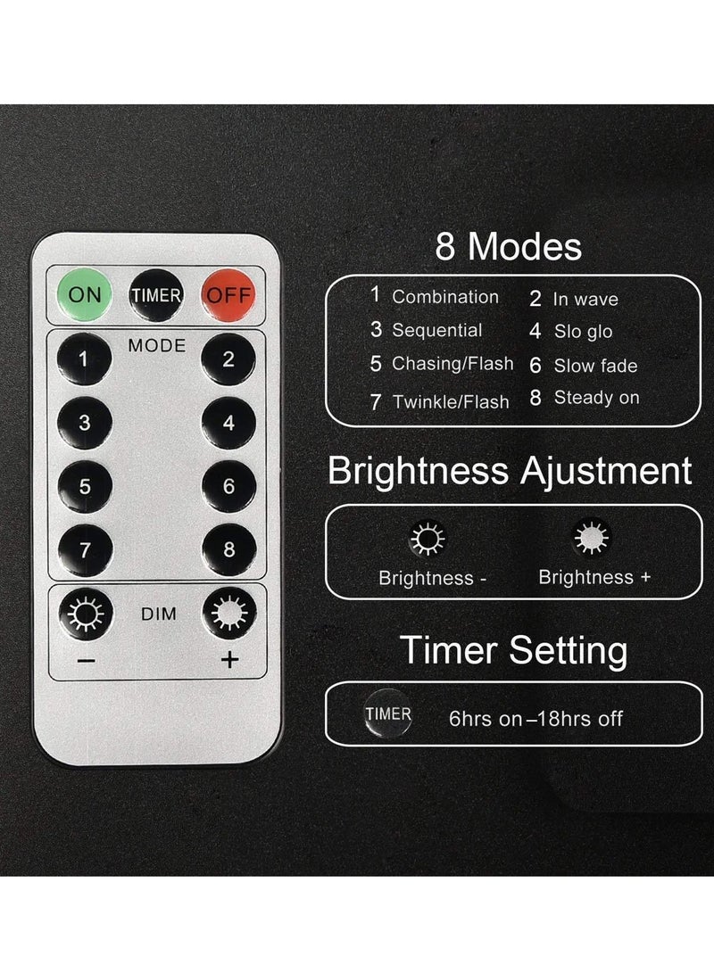 80 LED Star String Lights, 10m USB Waterproof Decoration , with 8 Modes Timing Remote Control for Indoor Outdoor Bedroom, Warm White  - Image 3