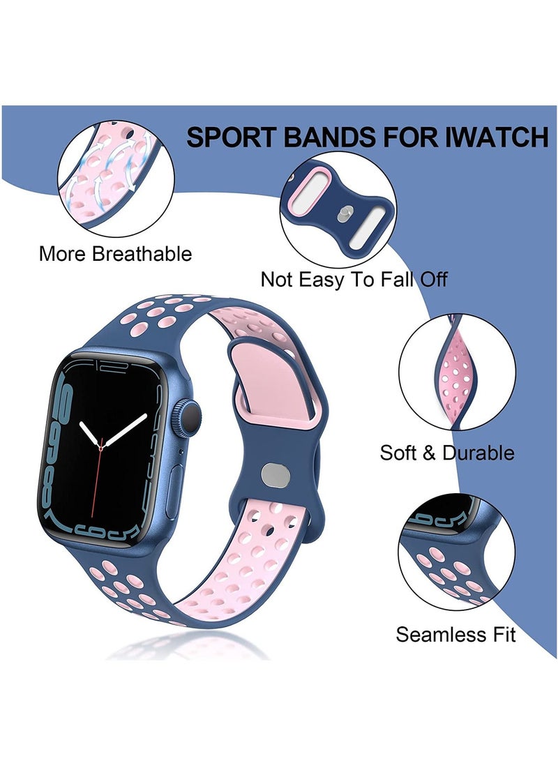 GULFLINK Silicone Watch Band 220mm Length for Apple iWatch 42/44/45 mm - Image 4