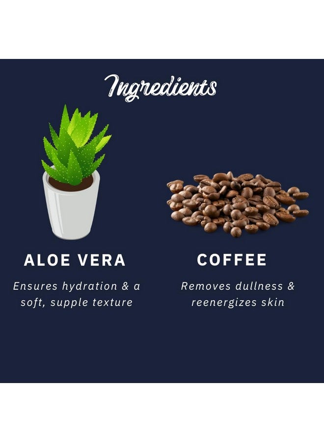 Paruu Coffee & Aloe Vera Gel Scrub - Tan Removal, Skin Brightening & Gentle Exfoliation 100ml | For Glowing Skin | Suitable for Men & Women | Paraben & Sulfate Free - Image 3