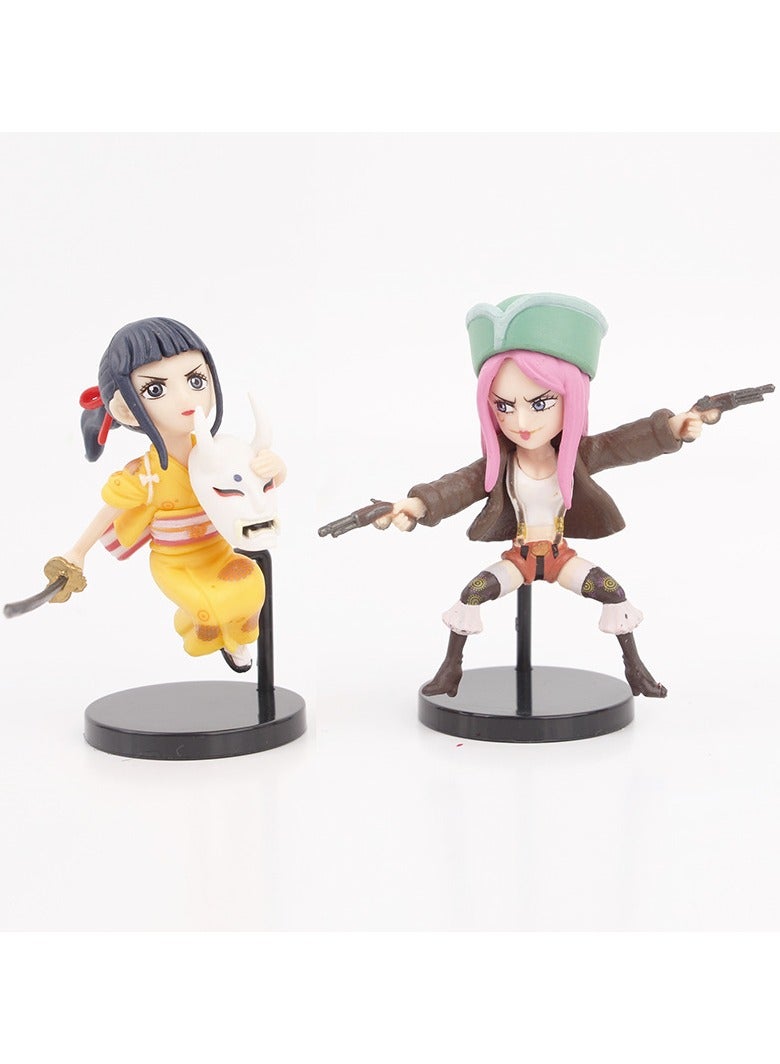 6pc One Piece Yamato Kaidou Action Figure Toys 8-10CM - Image 5