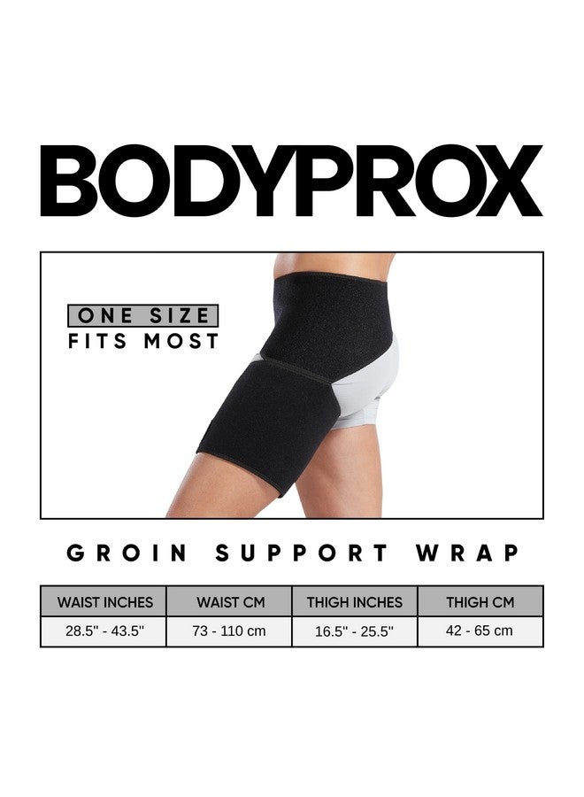 Bodyprox Groin Wrap, Adjustable Support for Hip, Groin, Hamstring, Thigh, and Sciatic Nerve Pain Relief - Image 1