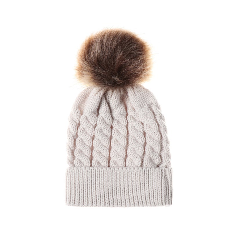 Warm Hat Size 2 Premium Acrylic Soft & Warm - Stretchy Snug Fit Crochet Beanie for Cold Weather Daily Wear Baby Gift Party Use - Image 1