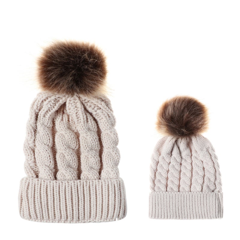 Warm Hat Size 2 Premium Acrylic Soft & Warm - Stretchy Snug Fit Crochet Beanie for Cold Weather Daily Wear Baby Gift Party Use - Image 2