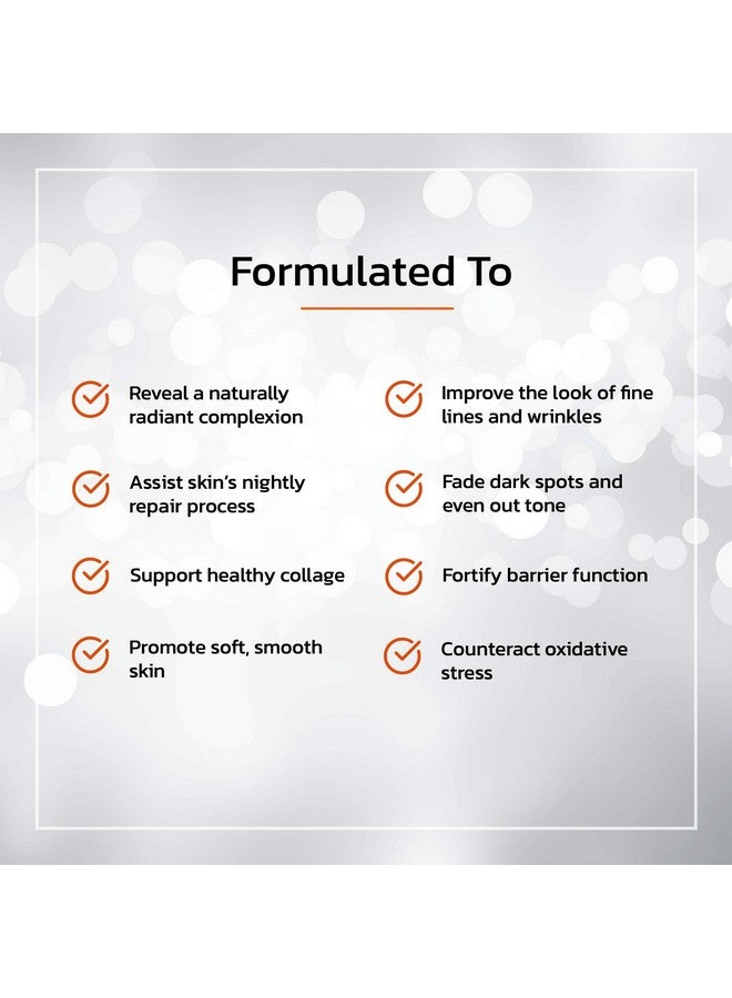 تروسكن كريم تروسكين الليلي بفيتامين سي - مزيج داعم للكولاجين مع زبدة الكاكاو وفيتامين ب5 والزيوت العطرية النباتية - لتفتيح وشد البشرة للوجه والرقبة، 2 أونصة سائلة - Image 5