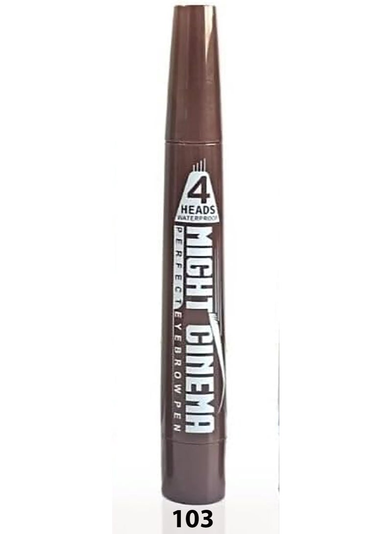 Might Cinema 4 heads eyebrow pencil - Might Cinema - 5012 - Color 103 - Image 1