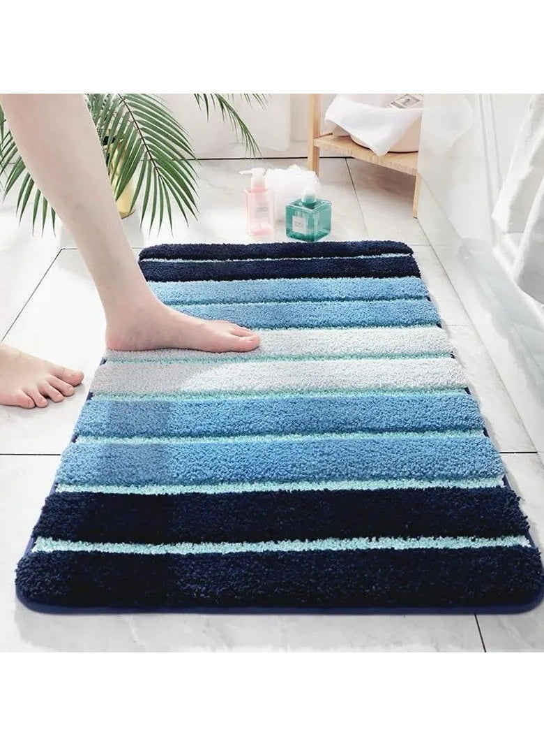 VIO Large Bath Mat Extra Soft Absorbent Microfiber Non Slip Plush Shaggy Bath Rug Bath Carpet Runner Machine Washable Quick Dry Bathmats for Bathroom Floor Tub Shower Home Spa 90X60 CM  - Image 1