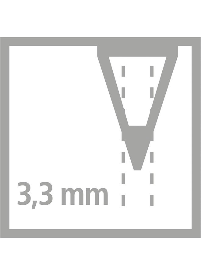 STABILO All Watercolour Effect Pencil Pack of 3 Pencils - Brown - Image 4