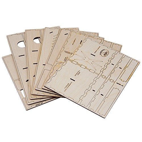 The Broken Token Board Game Organizer - Battlestar Galactica Compatible Wood Storage Box with Multiple Trays and Dividers - Image 2