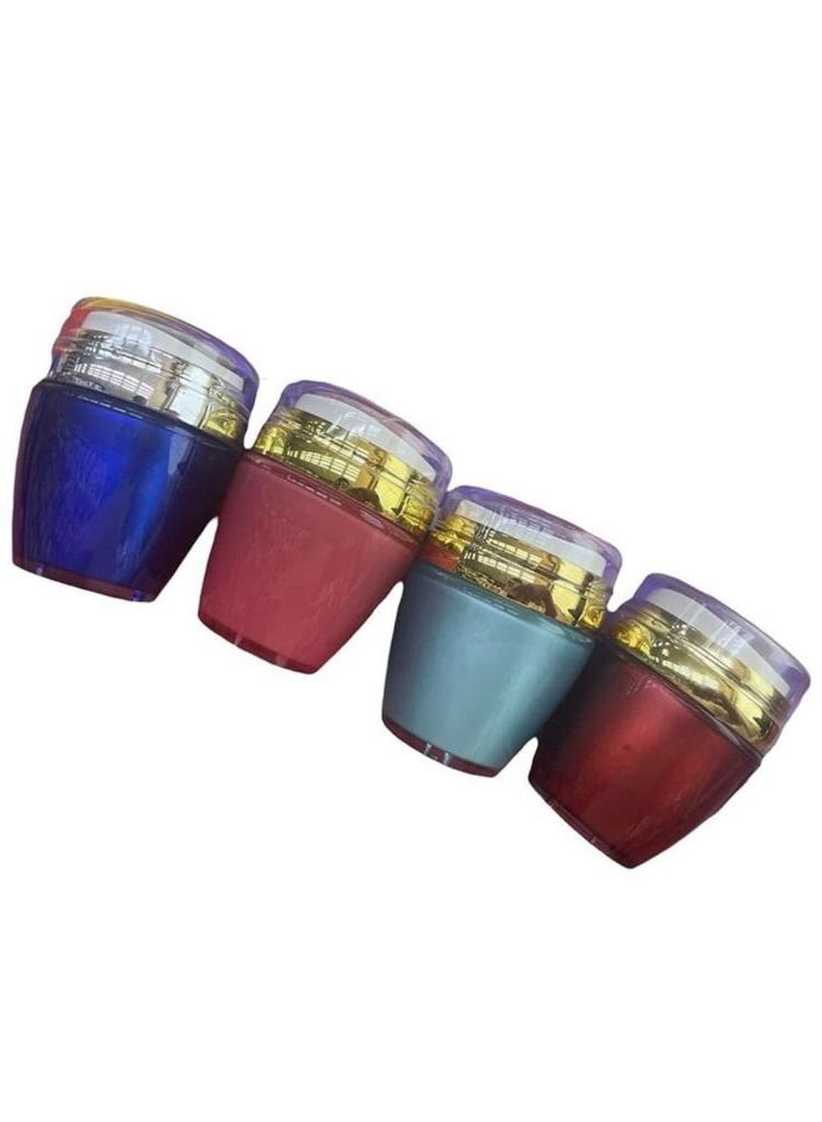 Generic Makhmaria from Lamsa Silk to perfume the body and hair, consisting of 4 bottles with different scents  - Image 1