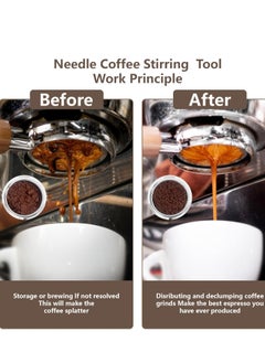Generic Magnetic Coffee Distributor: New Pin-Style Coffee Powder Scatterer, Stir and Break Coffee Powder Clumps, Optimize Coffee Extraction, Enhance Coffee Taste  - Image 3