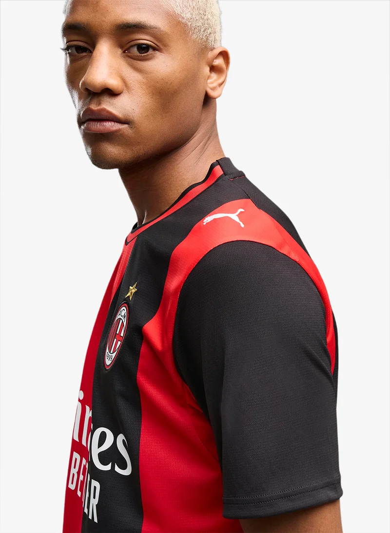 Puma PUMA Black-For All Time Red AC Milan Home Replica Jersey for Men | Best Price UAE