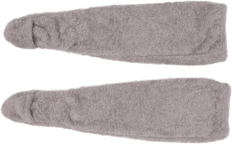 klarako Over Knee Fuzzy Socks,High Fuzzy Socks Over Knee,Winter Home Sleeping Soft Thick Breathable Plush Stockings Leg Warmer (Grey) - Image 1