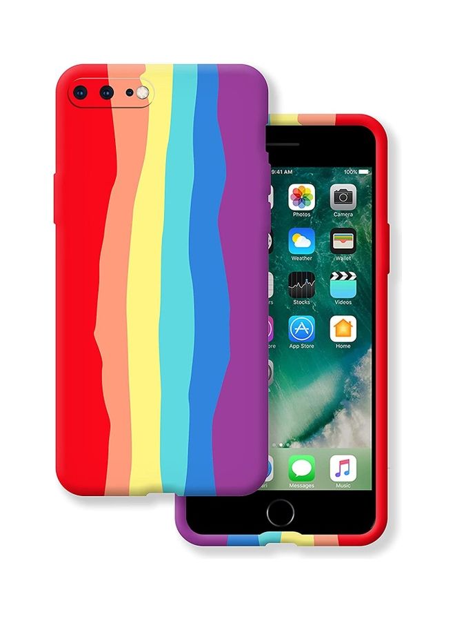 ICS Luxury Soft Liquid Silicone Shockproof Cover For Apple iPhone 7 Plus Multicolour - Image 1