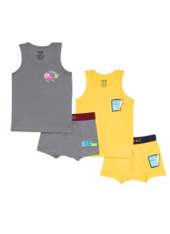 DICE Pack of 2 Cotton Underwear Sets for Boys  - Image 2