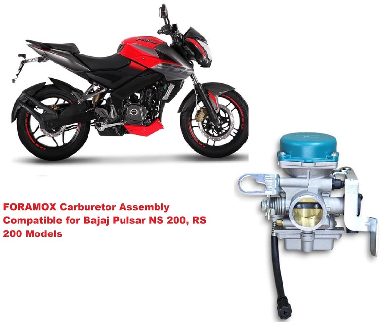 FORAMOX Carburetor Assembly for Bajaj Pulsar NS 200, RS 200 Models - Image 2