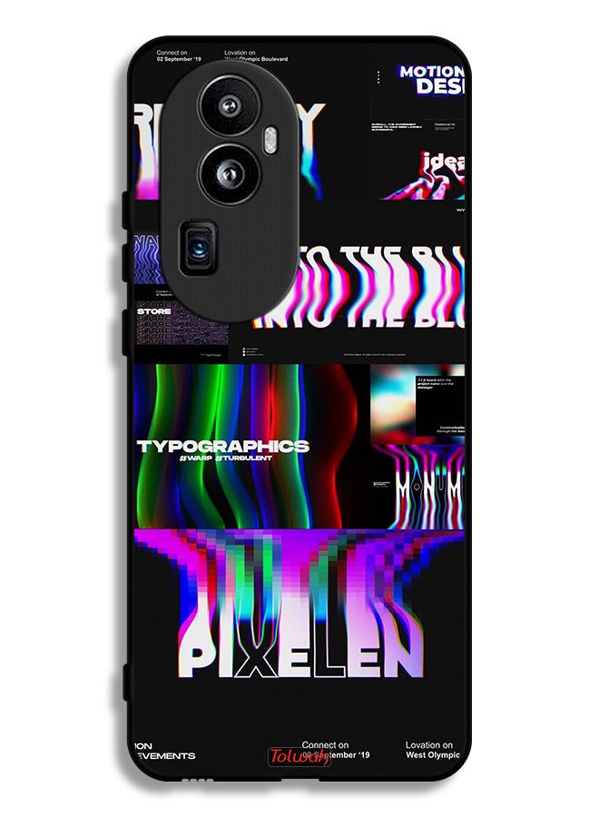Tolwak Oppo Reno10 Pro (China) Protective Case Cover Motion Design - Image 1