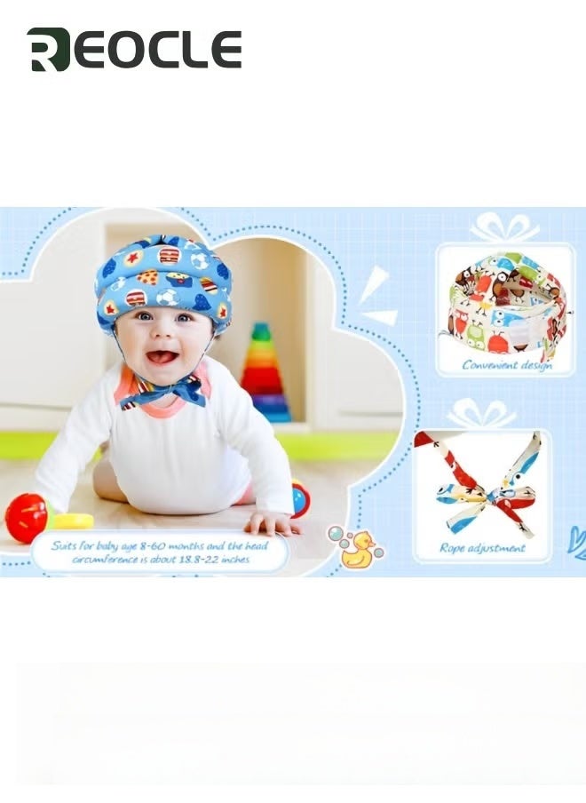 REOCLE Baby Helmet Baby Head Protector Toddler Inflatable Helmets Adjustable Infant Helmet Head Protector Soft Head Guard for Crawling Walking  - Image 5