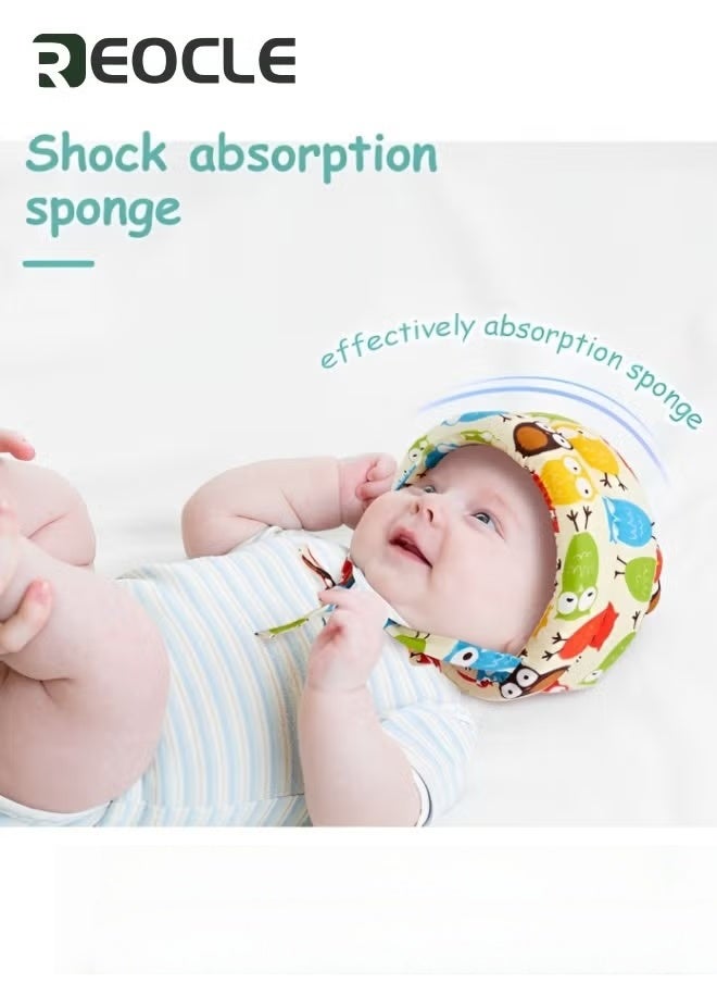 REOCLE Baby Helmet Baby Head Protector Toddler Inflatable Helmets Adjustable Infant Helmet Head Protector Soft Head Guard for Crawling Walking  - Image 3