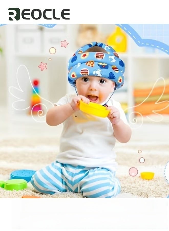 REOCLE Baby Helmet Baby Head Protector Toddler Inflatable Helmets Adjustable Infant Helmet Head Protector Soft Head Guard for Crawling Walking  - Image 4