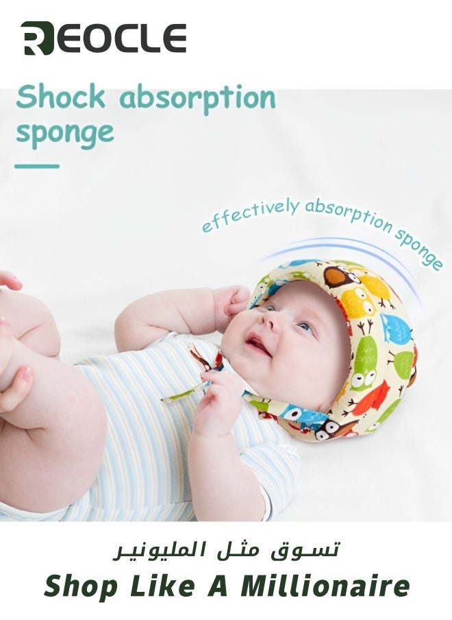 REOCLE - Baby Helmet Baby Head Protector Toddler Inflatable Helmets Adjustable Infant Helmet Head Protector Soft Head Guard for Crawling Walking - Image 1