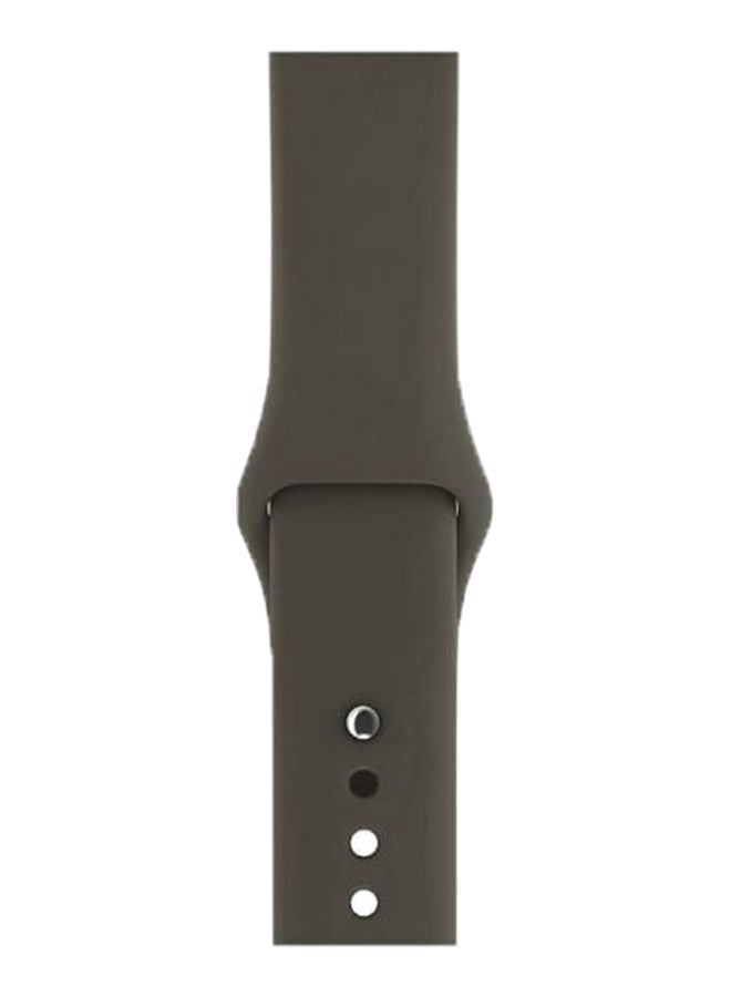 بيرفيي سوار بديل لساعة يد أبل آي ووتش سلسلة 5/4/3/2/1 قياس 42-44 مم زيتوني داكن - Image 2