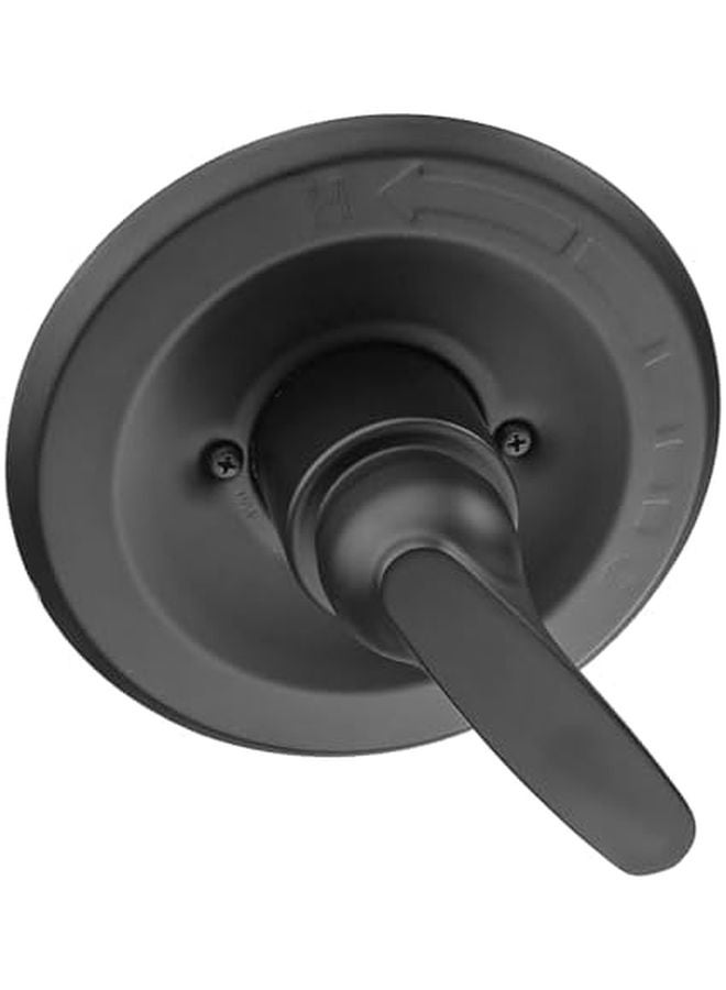 Black Shower Trim Alloy Lever Handle With H C Indicators For R10000 Series Erosion Bathroom Upgrade Sets - Image 1