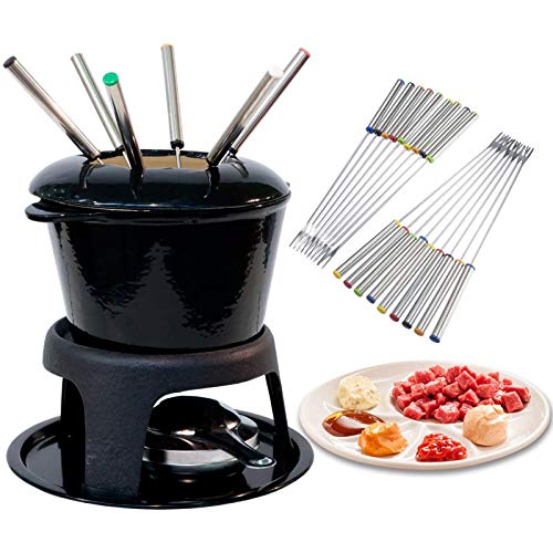 PUHETO Stainless Steel Fondue Forks,Chocolate Dipping Fork with Heat Resistant Handle,for Chocolate Fountain Cheese Fondue,12 PCS - Image 3