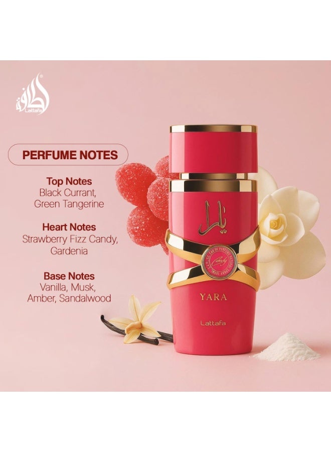 لطافة عطر يارا كاندي فور هير، ماء عطر 100 مل من لطافة - Image 2