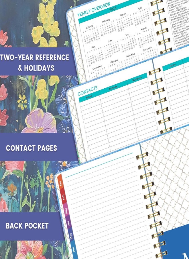 Lemome 2026 Planner - 2026 Planner Weekly and Monthly from January 2026 to December 2026, 6.4'' x 8.5'', 2026 Calendar Planner with Thick Paper, Inner Pocket - Image 5