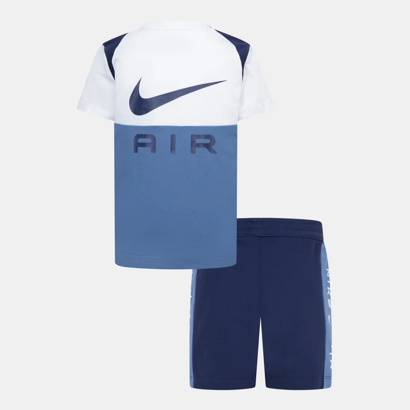 نايكي طقم تيشيرت وشورت اير فليس للاطفال