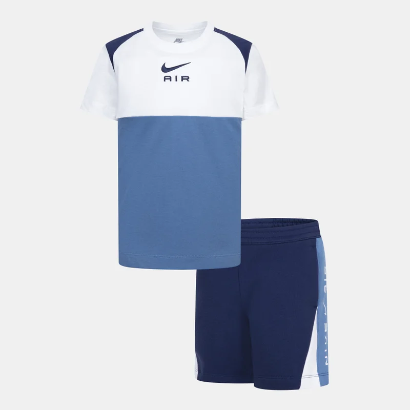 نايكي طقم تيشيرت وشورت اير فليس للاطفال