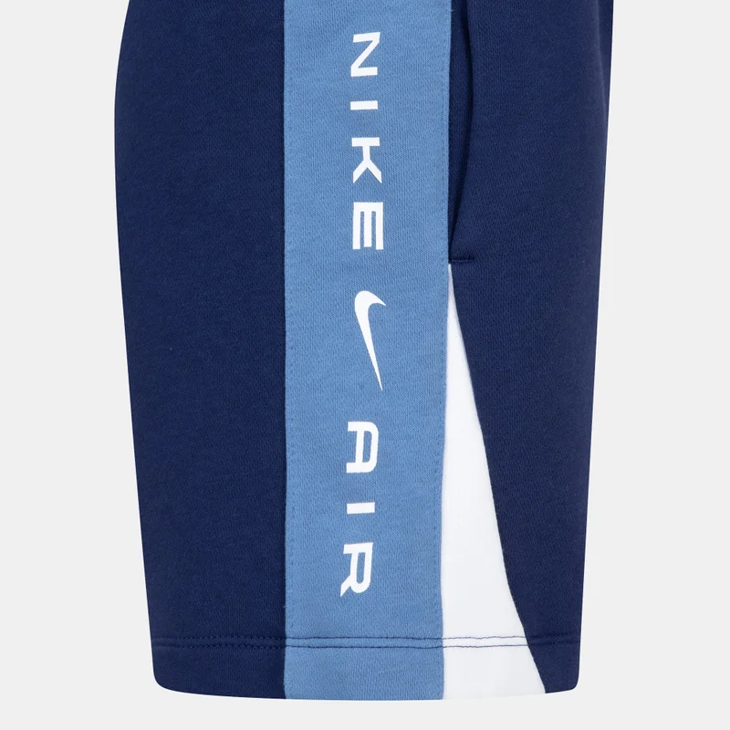 Nike Blue Kids' Air Fleece T-Shirt and Shorts Set  | Best Price UAE