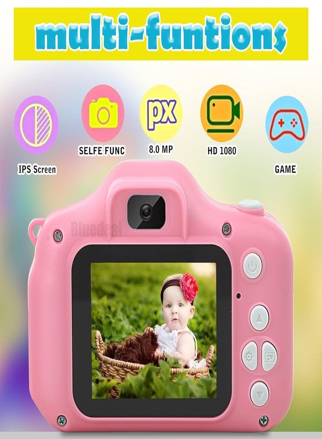 Artnery Kids Camera for Girls Boys | Digital Selfie Camera Toy for Kids,13MP 1080P HD Digital Video Camera for Birthday Gift for 3-10 Years Old Children Christmas Birthday Festival (Multicolor) - Image 4