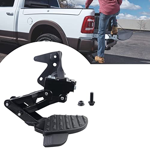 Flynsu Rear Bed Step Replacement for 2019 2020 2021 2022 Dodge Ram 1500 DT Dual Exhaust New Body Style Retractable Bumper Step 82215289AG 82215289AF 82215289AH - Image 4