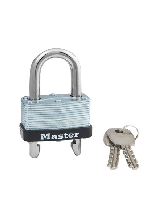 Master Lock 510D Laminated Steel Padlock Silver