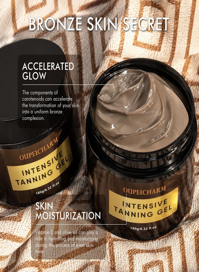 OUPEICHARM Intensive Tanning Gel,Body Browning Tan Lotion Gel for Outdoor (6.32FL Oz) - Image 2