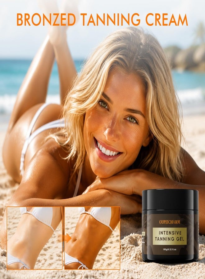 OUPEICHARM Intensive Tanning Gel,Body Browning Tan Lotion Gel for Outdoor (6.32FL Oz) - Image 4