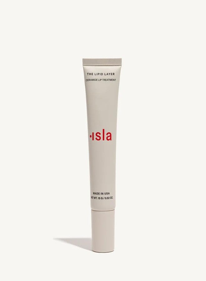 ISLA Lipid Layer Lip Balm Rebuilds Lip Barrier & Deeply Hydrates Dry, Cracked Lips, Ceramides, Hyaluronic Spheres & Bio-Lipids, Smoothing, Plumping Treatment, Made in USA, 0.84 oz