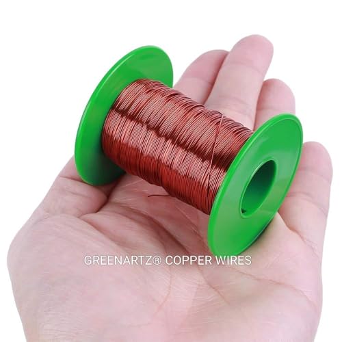 GREENARTZ® 50Mtr enamelled copper wire 20 Gauge /0.9mm for electrical winding craft and jewellery making - Image 3