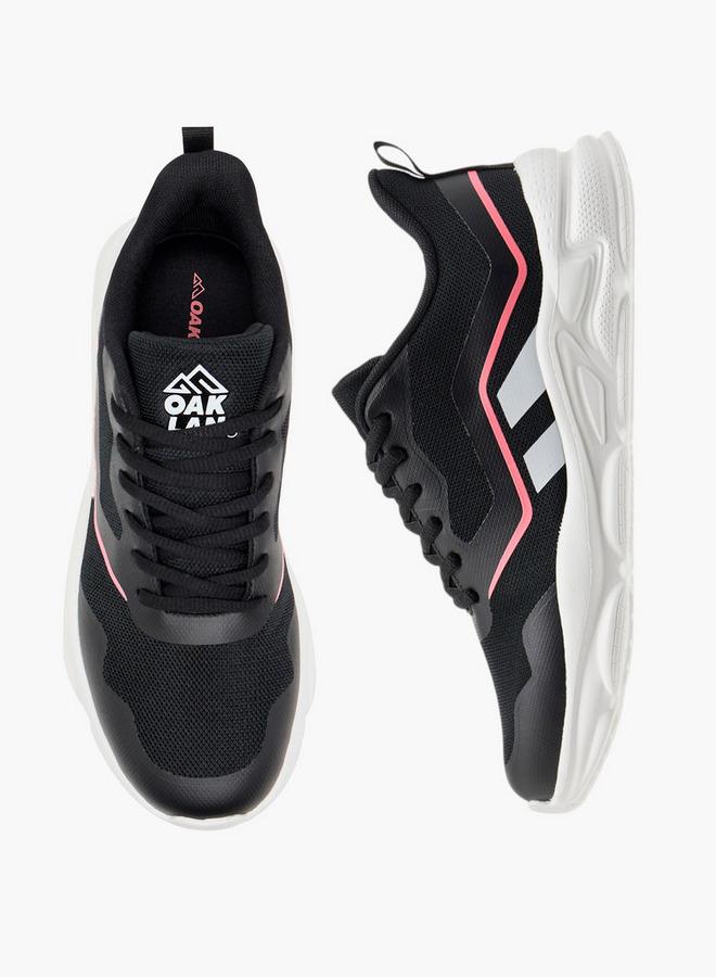 Oaklan by Shoexpress Women Textured Lace-Up Sports Shoes with Pull Tabs - Image 2