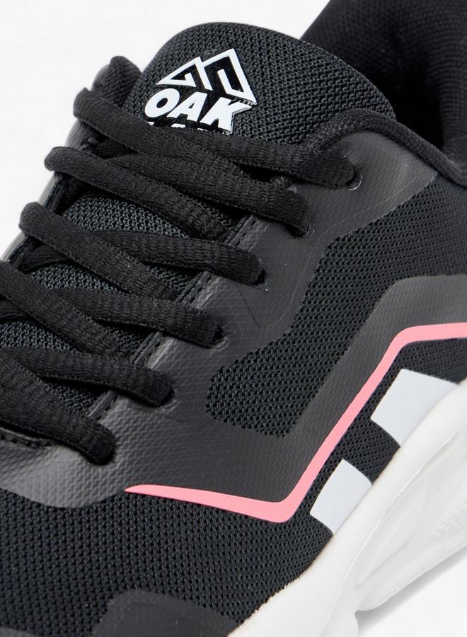 Oaklan by Shoexpress Women Textured Lace-Up Sports Shoes with Pull Tabs - Image 4